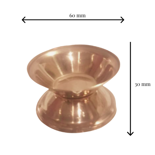 Copper Stand Diya