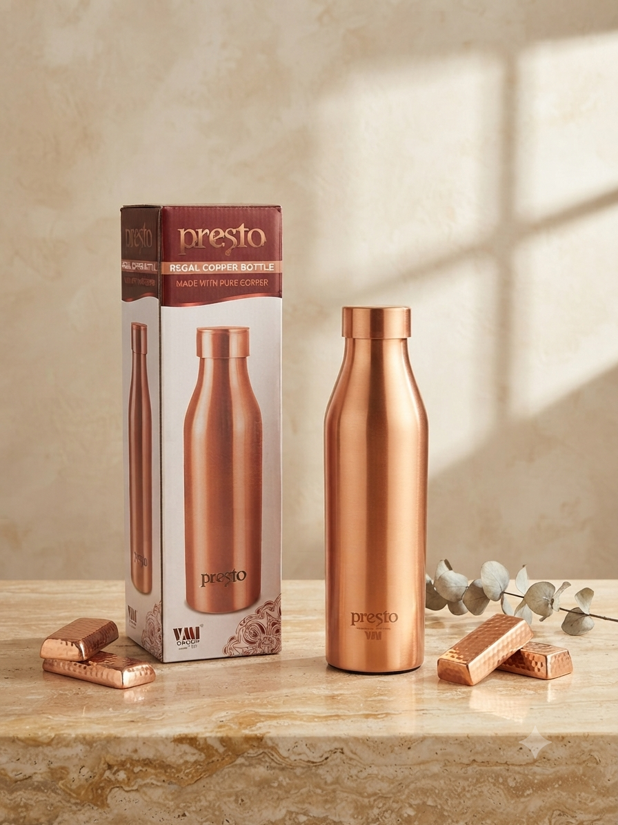 Presto Copper Bottle "Regal" Classic