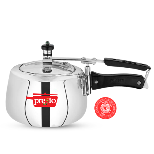 Presto "Aluminium Induction Base Contura Inner Lid Pressure Cooker"